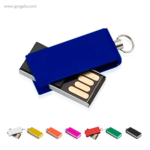 Mini memoria USB 8 GB azul - RG regalos publicitarios