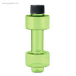 Botella de agua mancuerna verde rg regalos publicitarios