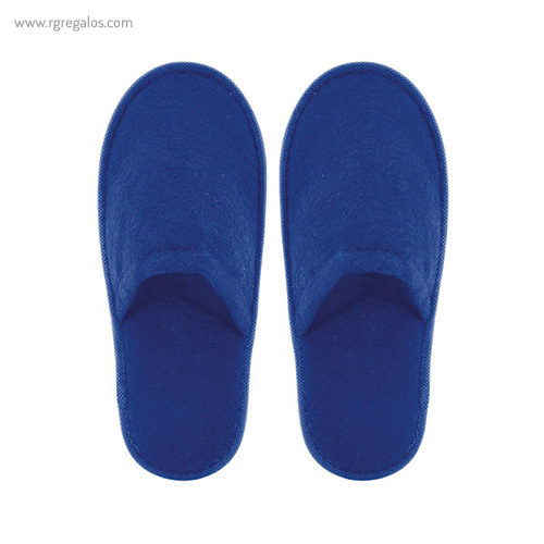 Zapatillas rizo unisex azul rg regalos publicitarios