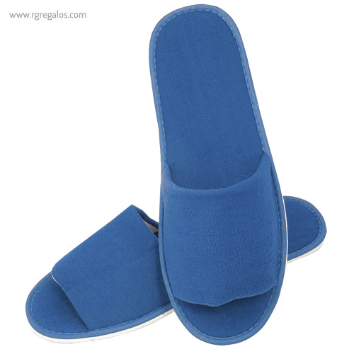 Zapatillas unisex algodón azules - RG regalos publicitarios