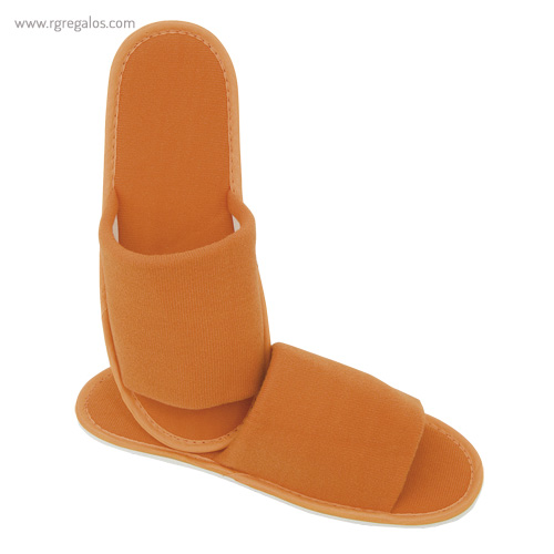 Zapatillas unisex algodón naranjas - RG regalos publicitarios