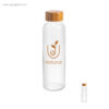 Botella de cristal tapón bambú - RG regalos publicitarios
