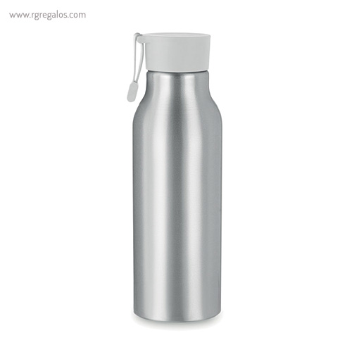Botella de aluminio personalizada 500 ml blanco rg regalos publicitarios