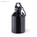 Botella de deporte aluminio 330 ml negra rg regalos publicitarios