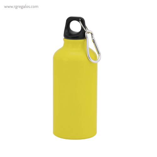 Botella de deporte aluminio 400 ml amarillo rg regalos publicitarios