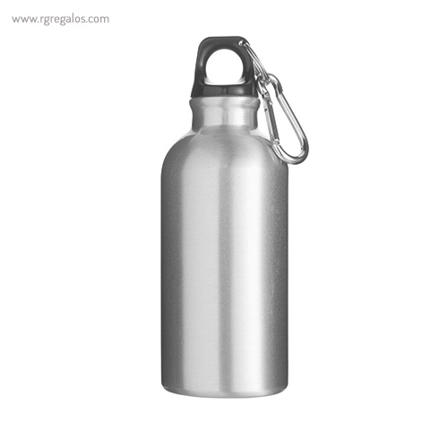 Botella de deporte aluminio 400 ml gris rg regalos publicitarios