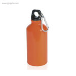 Botella de deporte aluminio 400 ml naranja rg regalos publicitarios