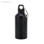 Botella de deporte aluminio 400 ml negra rg regalos publicitarios