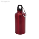 Botella de deporte aluminio 400 ml roja rg regalos publicitarios