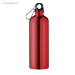 Botella de deporte aluminio 750 ml roja rg regalos publicitarios