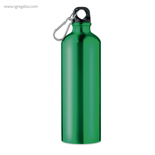 Botella de deporte aluminio 750 ml verde rg regalos publicitarios