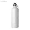 Botella de deporte aluminio mate 750 ml blanca rg regalos publicitarios