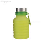 Botella plegable de silicona 500 ml amarilla rg regalos publicitarios