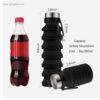 Botella plegable de silicona 500 ml medidas rg regalos publicitarios