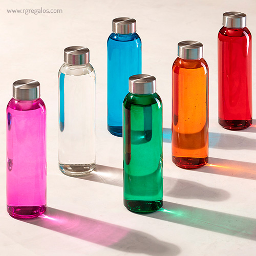 Botella de cristal colores de 500 ml colores rg regalos promocionales