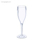 Copa champagne plástico reutilizable transparente rg regalos