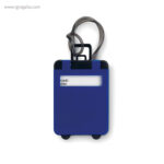 Identificador de maleta plástico azul - RG regalos publicitarios