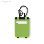 Identificador de maleta plástico verde rg regalos publicitarios