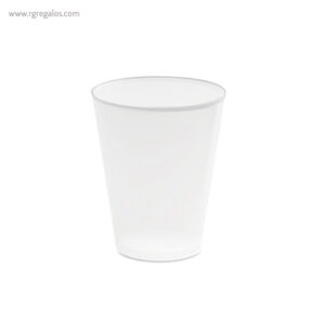 Vaso reutilizable en PP 450 ml blanco - RG regalos publicitarios