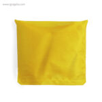 Bolsa plegable en suave poliéster amarilla plegada rg regalos publicitarios