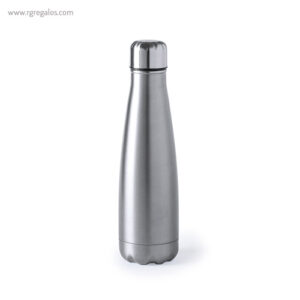 Botella de acero inox brillante de 630 ml gris - RG regalos publicitarios