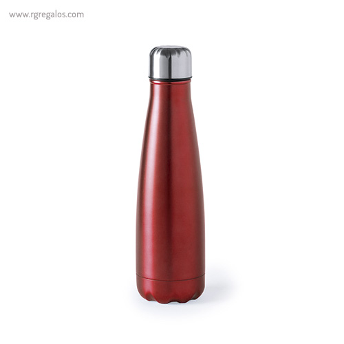 Botella de acero inox de 630 ml roja rg regalos publicitarios