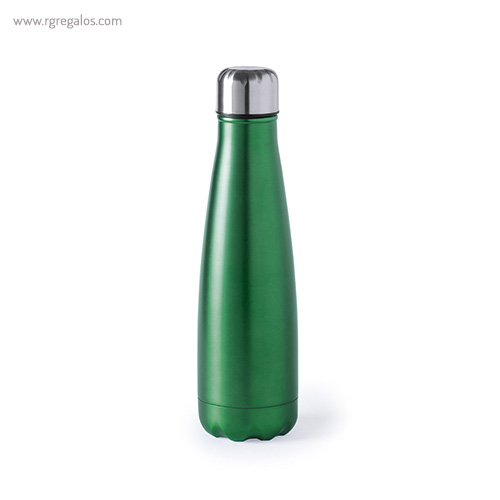 Botella de acero inox de 630 ml verde rg regalos publicitarios