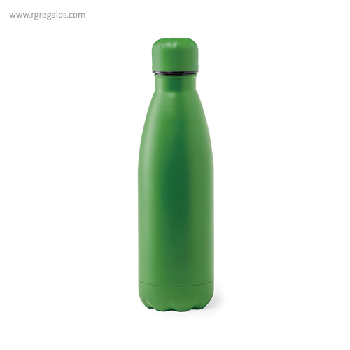 Botella de acero inox mate de 790 ml verde rg regalos publicitarios