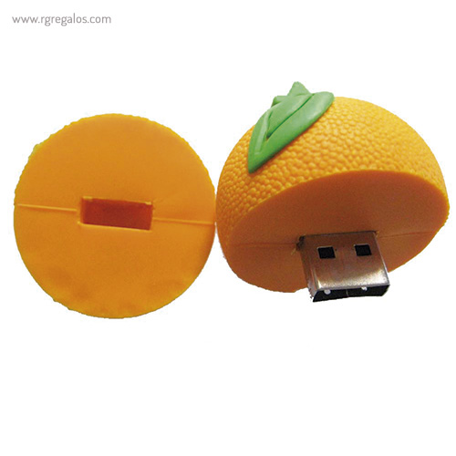 Memoria usb formas frutas naranja rg regalos promocionales