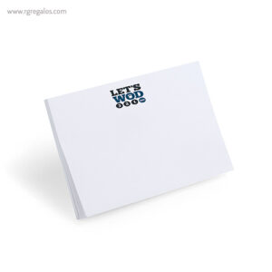 Taco de notas adhesivo rectangular rg regalos publicitarios