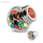 Bote de cristal con chocolate - RG regalos publicitarios