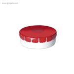 Caja redonda de caramelos menta roja rg regalos publicitarios