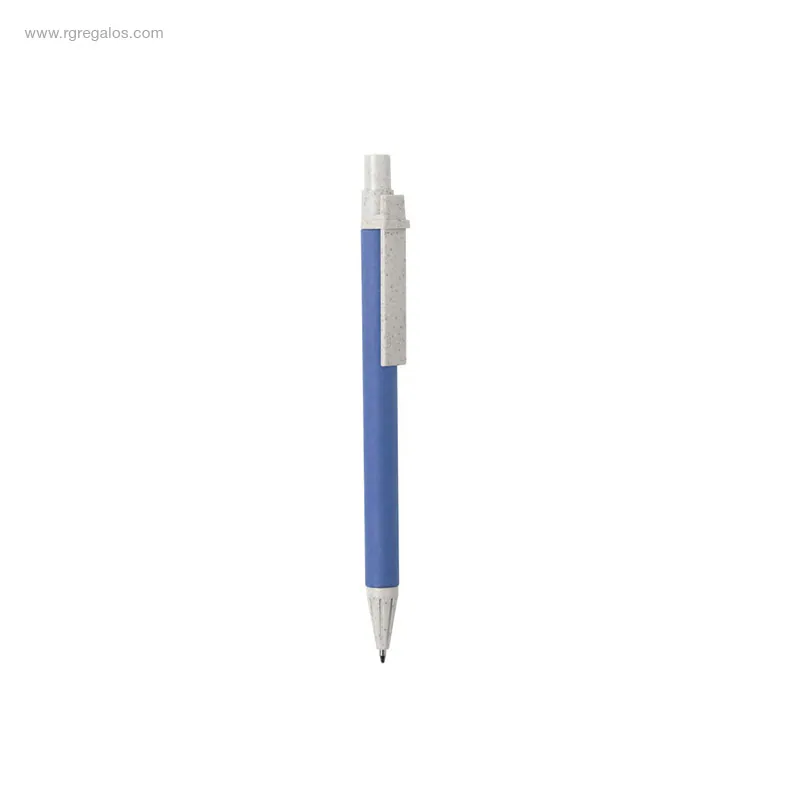 Bolígrafo-cartón-reciclado-azul-RG-regalos-publicitarios
