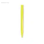 Bolígrafo cuerpo soft touch flúor amarillo