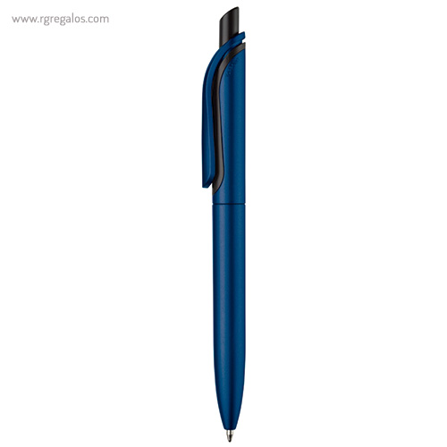 Bolígrafo colores metalizados azul lateral rg regalos publicitarios