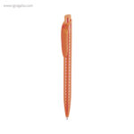 Bolígrafo de cuerpo rombos naranja rg regalos publicitarios