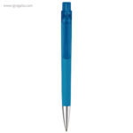 Bolígrafo de cuerpo soft touch azul rg regalos publicitarios