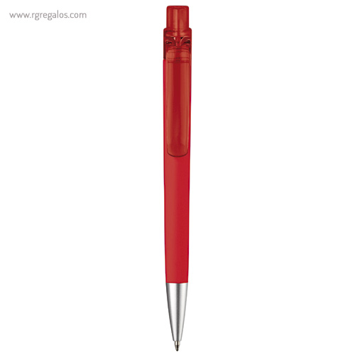 Bolígrafo de cuerpo soft touch rojo rg regalos publicitarios