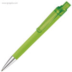 Bolígrafo de cuerpo soft touch verde rg regalos promocionales
