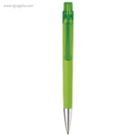 Bolígrafo de cuerpo soft touch verde rg regalos publicitarios