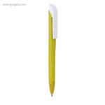Bolígrafo de fibra de trigo amarillo rg regalos publicitarios