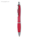 Bolígrafo plástico puntera blanda rojo rg regalos publicitarios