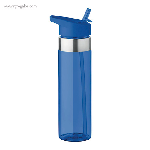 Botella de tritán con boquilla 650 ml azul rg regalos promocionales