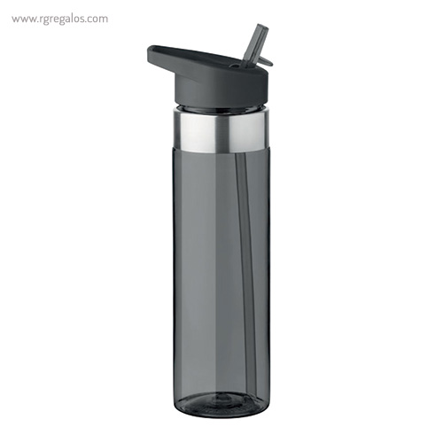 Botella de tritán con boquilla 650 ml negre - RG regalos promocionales