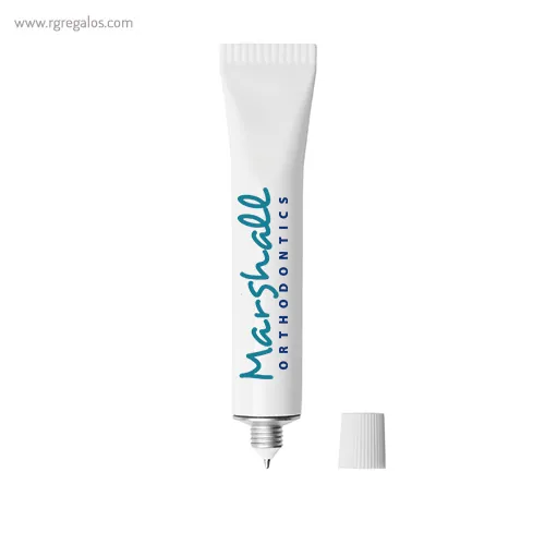 Bolígrafo diseño tubo con logo - RG regalos publicitarios