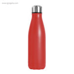 Botella de acero inox mate de 750 ml roja rg regalos publicitarios