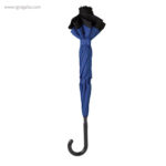Paraguas reversible doble capa azul plegado rg regalos publicitarios