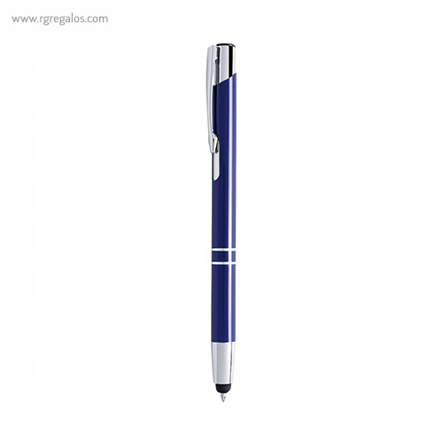 Bolígrafo puntero aluminio brillante azul rg regalos publicitarios