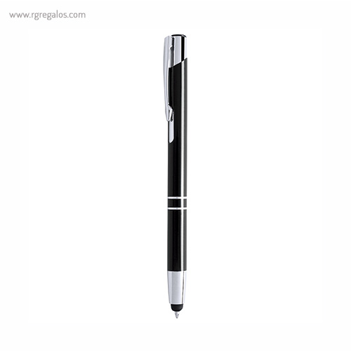 Bolígrafo puntero aluminio brillante negro rg regalos publicitarios