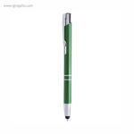 Bolígrafo puntero aluminio brillante verde rg regalos publicitarios
